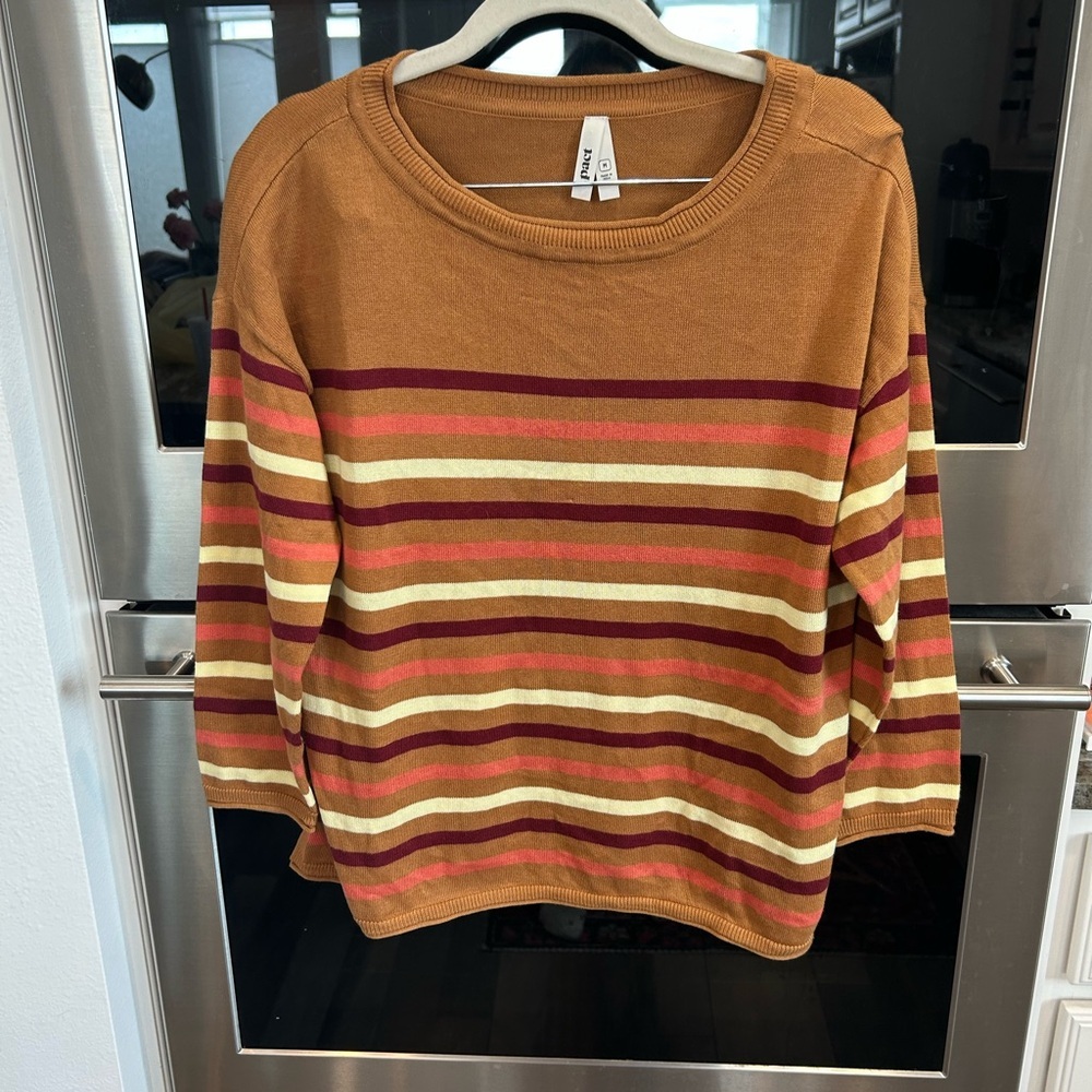 Pact Women's 100% organic cotton Sweater size M GUC eco aesthetic
